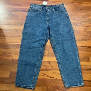 Cross & Winsor Relaxed Fit 100% Cotton Blue Denim Jeans Men's Size 38 x 30